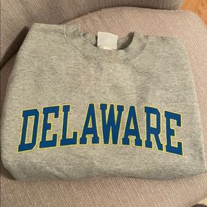 Cropped Delaware Crew Neck Sweatshirt